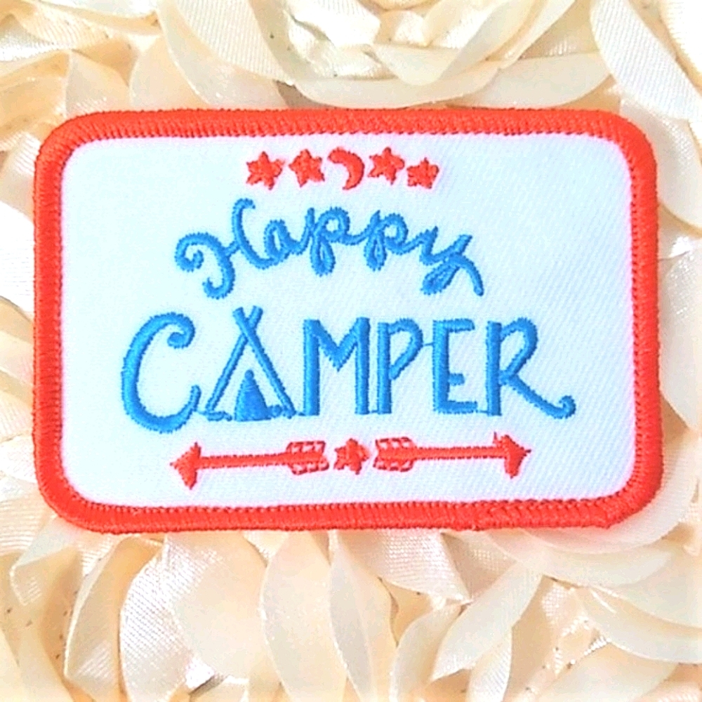Happy Camper Iron On Patch